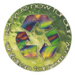 recycle now stickers