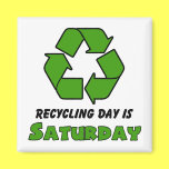 Recycle Saturday magnets