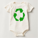 Recycle Symbol baby onesie t-shirts