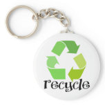 Recycle Symbol! Keychains