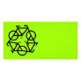 Recycle symbol picture card