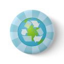 recycle symbol pin buttons
