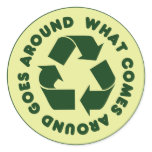 Recycle Symbol Sticker