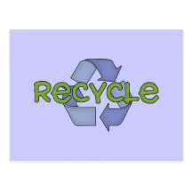 Recycle T-shirts and Gifts Post Cards