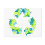 Recycle Tie Dye postcards