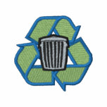 Recycle Trash embroidered shirts