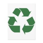 Recycle Triangle postcards