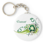 Recycle Vermont keychains
