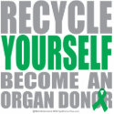 Recycle Yourself Organ Donor photo sculptures