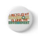 Recycled Homework buttons