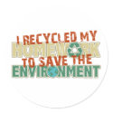 Recycled Homework stickers