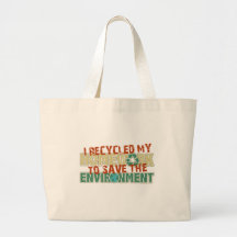 Recycled Homework Tote Bags