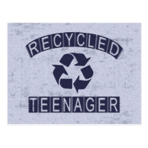 Recycled Teenager Postcards