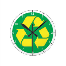 Recyclers Wall Clock