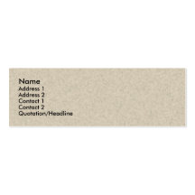 Recycling Business Card