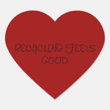 RECYCLING FEELS GOOD STICKERS