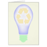 Recycling Light Bulb cards