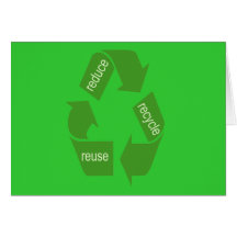 Recycling Recycle Iconic Green Greeting Cards