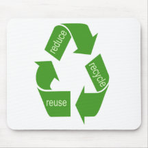 Recycling Recycle Iconic Green Mousepad
