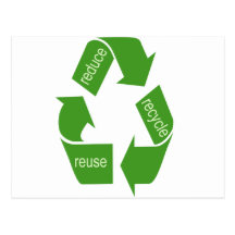 Recycling Recycle Iconic Green Post Cards