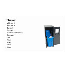 Recycling School Items Business Card