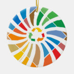 Recycling Sign Christmas Tree Ornament