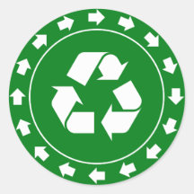 Recycling Sign Sticker