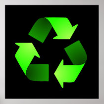 Recycling Symbol Poster