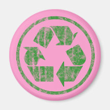 Recycling to Save the Planet Earth, Symbol Fridge Magnet