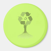 RECYCLING TREE - FRIDGE MAGNETS