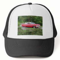 red 1960 impala trucker hat