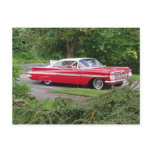 red 1960 impala postcards