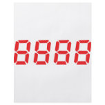 red 8888 icon personalized flyer