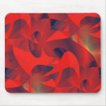 Red abstract fractal mouse mats