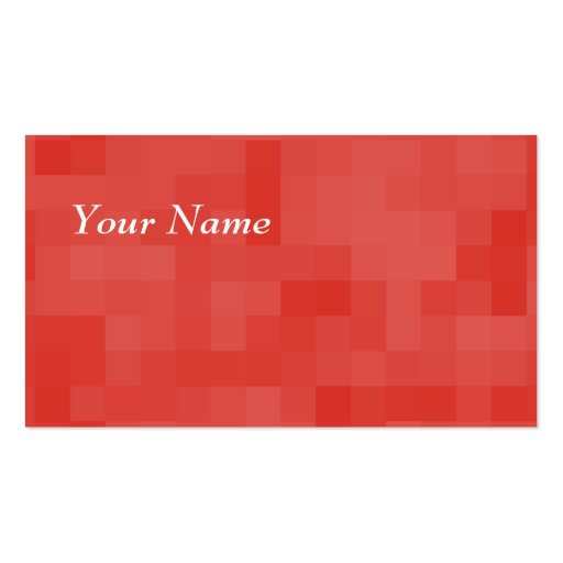 Red Abstract Pattern. Business Cards