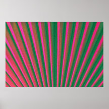 Red abstract shape posters