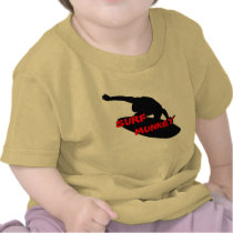 Red - Action Surfer silhouette Tshirts