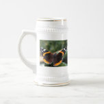 Red Admiral Butterfly Beer Stein Mugs