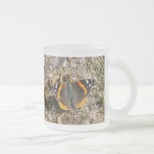 Red Admiral Butterfly Coffee Mug