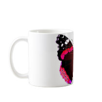 Red admiral coffee mug
