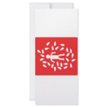 red alcohol league icon rack card template