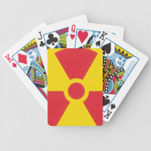 RED ALERT RADIATION WARNING! BICYCLE CARD DECKS