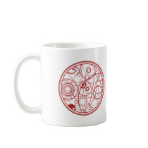 Red Alien Design Mug
