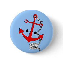 Red Anchors (for  ) Pinback Buttons