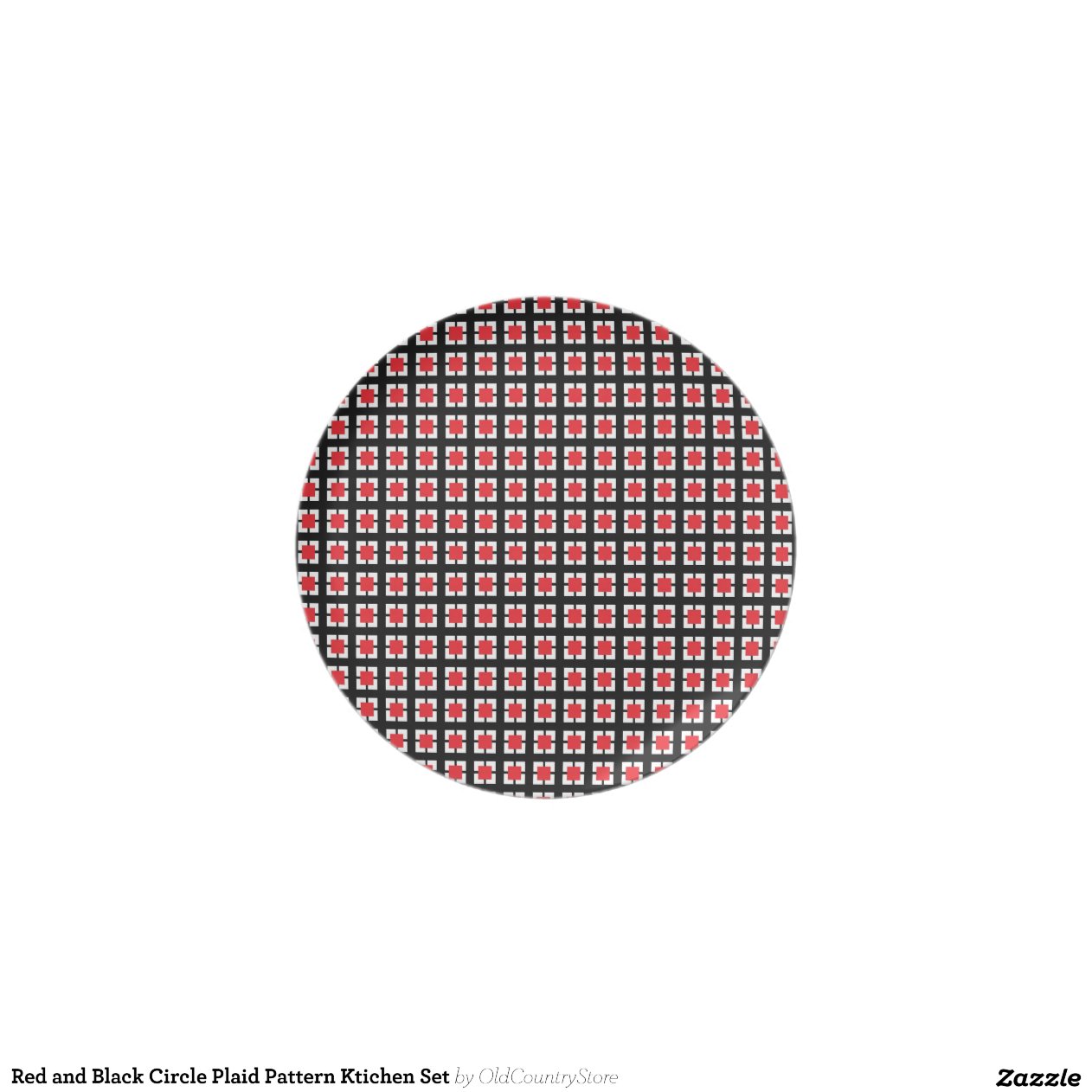 Kitchen Plate Set Black Pattern Kitchen Plate Set Black Pattern