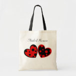 Red And Black Hearts Bag