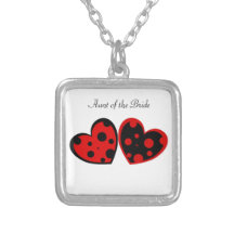 Red And Black Hearts Necklace