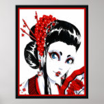 Red and Black Print