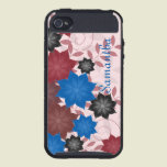 Red and Blue Flowers iPhone 4 Case skinit case