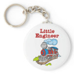 Red and Blue Train Little Engineer keychains